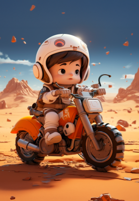 Motorcycle on Mars